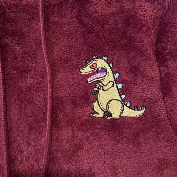 Nickelodeon Rugrats Reptar Dino Hoodie Sweatshirt - Picture 5 of 7